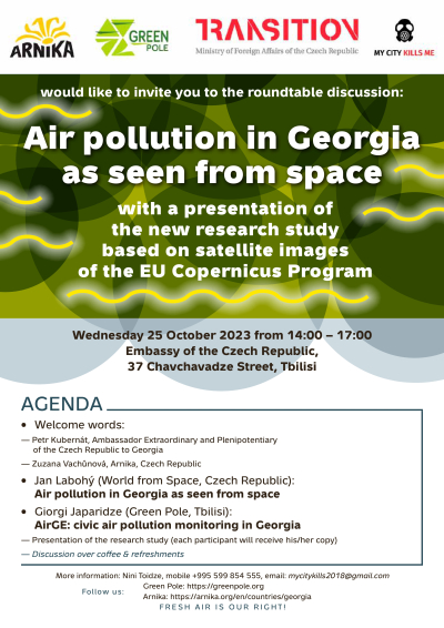 Air Pollution in Georgia as Seen From Space